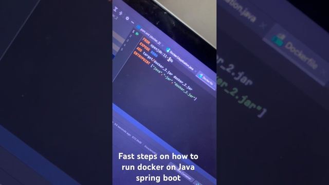 Best Steps to configure a docker in spring boot