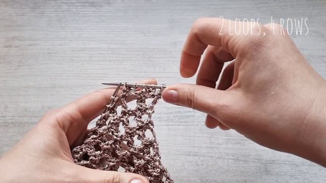 Креативная сеточка спицами?  knitting pattern.