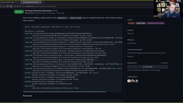 Kubernetes SIG CLI 20211027 - kustomize bug scrub