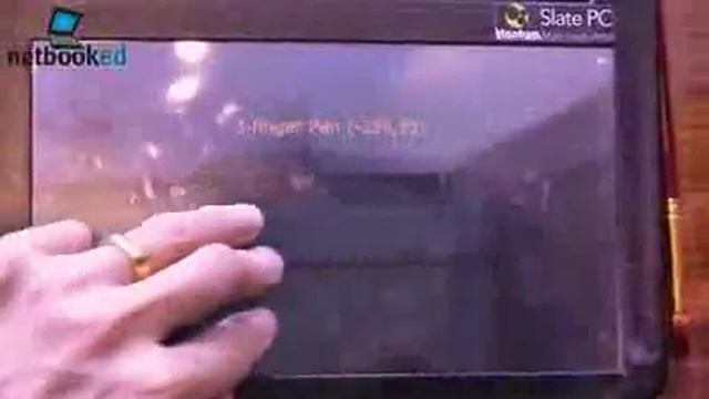 Stantum Slate PC with Multi-touch Hands On