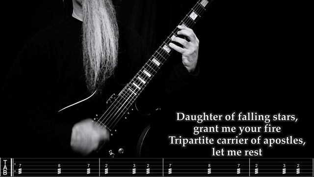 ...AND OCEANS - COSMIC WORLD MOTHER - Guitar & Tablature #47 - BLACK METAL Tremolo Picking Exercise