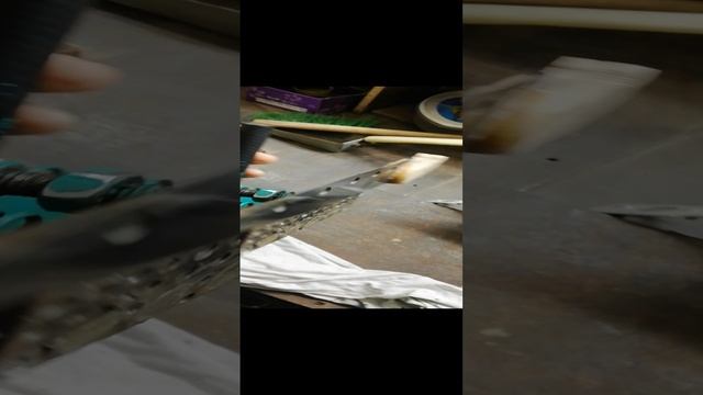 восстановление кухонного ножа.