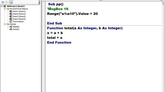 VBA Introduction 11 May 2019