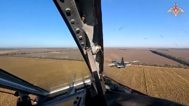 Боевая работа экипажей Су-25 ВКС России