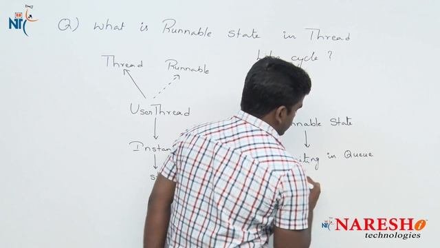 What is Runnable state in Thread Life Cycle?  Core Java FAQs Videos  Naresh IT