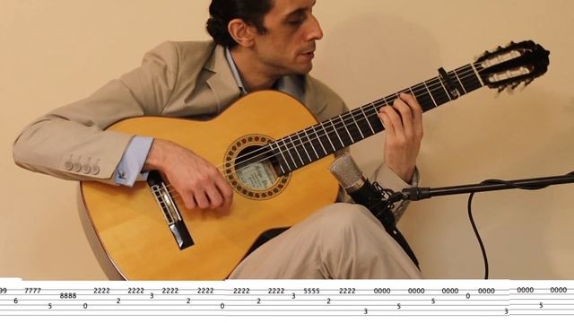 The Godfather.El Padrino.TABSTABLATURA.Brucia la terra. Classical guitarGuitarra Flamenca. Tremol