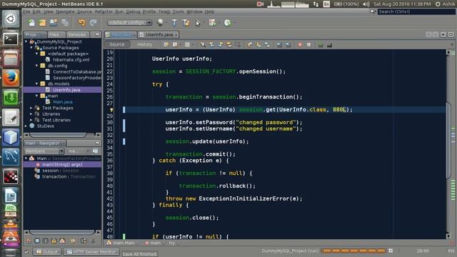 7. Hibernate-Update an existing data using hibernate