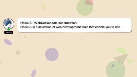 NodeJS : WebSocket data consumption
