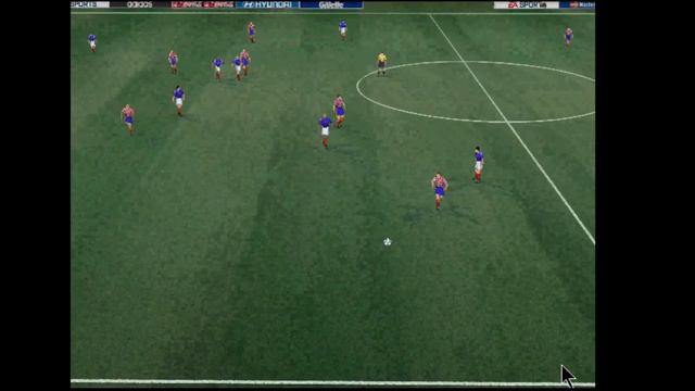 FIFA 2002 France VS Croatia 3-1 Match qualified to world cup