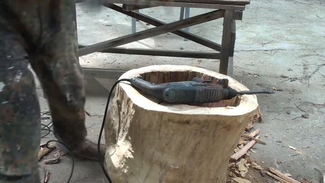 Уроки скульптуры и рисунка: заготовка для скульптуры из дерева, часть 2