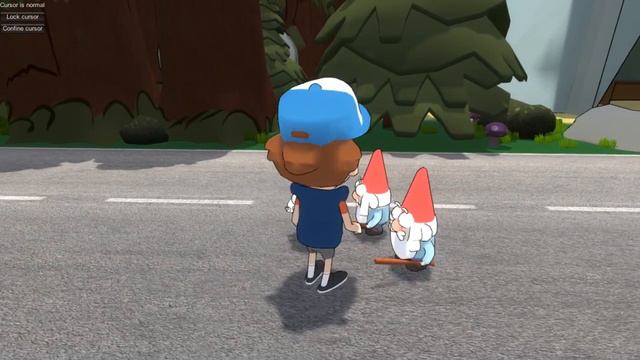 ПЕРВАЯ 3D ИГРА ПО Gravity Falls !!!