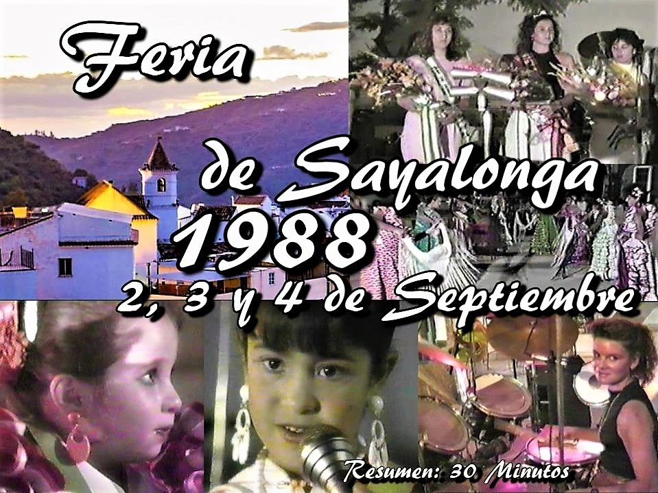 Feria de Sayalonga 2, 3 y 4 de Septiembre de 1988.