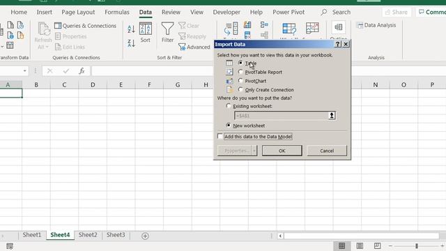 How to Import data from Web 2019 Excel & Office 365 Versions