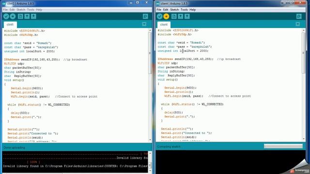 esp8266 udp broadcast