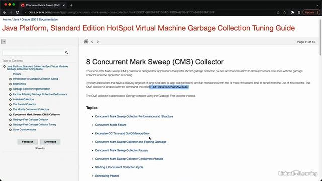 2.5_Garbage collection tuning - Java Memory Management_ Garbage Collection