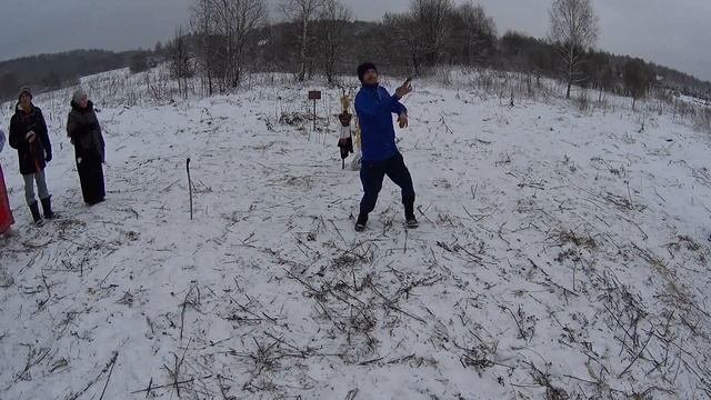 Выступил с шашкой на колядках Казачья тематика