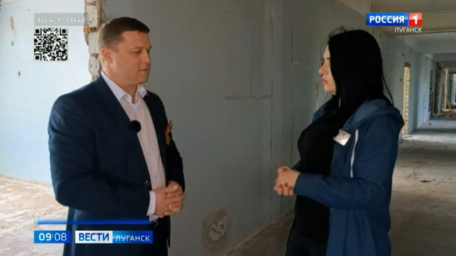 Шеф-регион Волгоград ремонтирует больницу в Станице Луганской