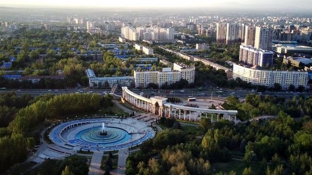 Алматы Парк Первого Президента 2022 Almaty 4k AirLife Казахстан Алматы