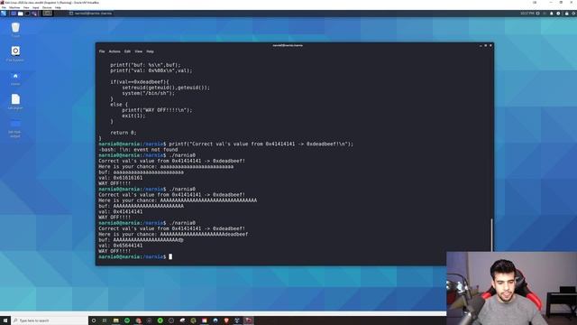 Exploitation and Buffer Overflows with Narnia - Level 0