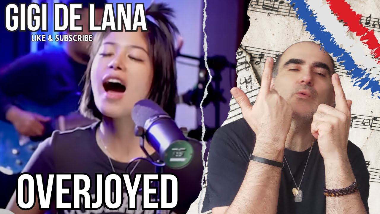 Gigi de Lana - Overjoyed (Stevie Wonder Cover) ║  French Reaction !