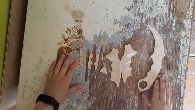 Как сделать нож керомбит из дерева?DIY
