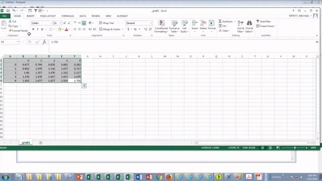 Using Excel 2013 To Visualize Bed Level Data