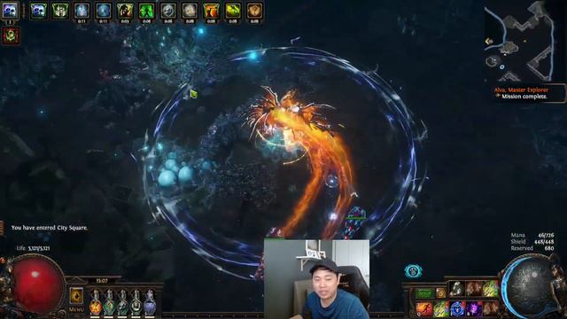This Pathfinder Toxic Rain char is definitely illegal, who needs mageblood =D