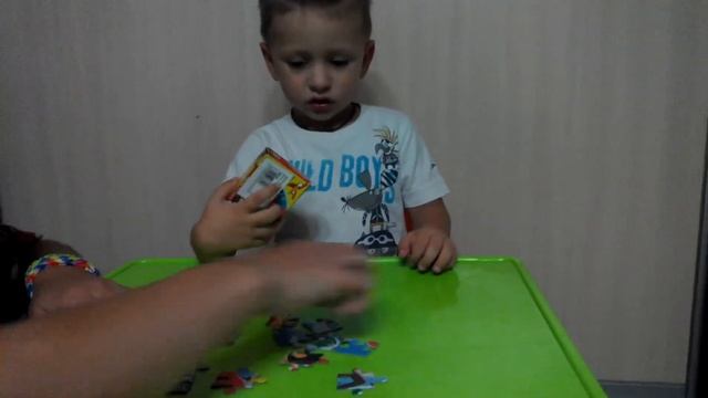Собираем пазл энгри бердс  (Angry Birds)