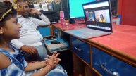 2 standard online callss in apple macbook laptops mathmatics class