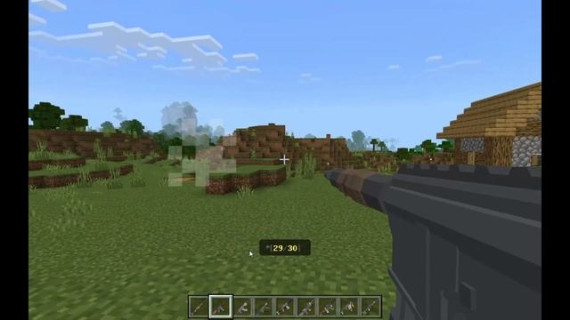 НОВЫЙ мод на 3D ОРУЖИЕ для Minecraft PE
