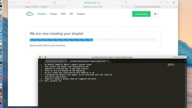 teamcity - digital ocean plugin demonstration