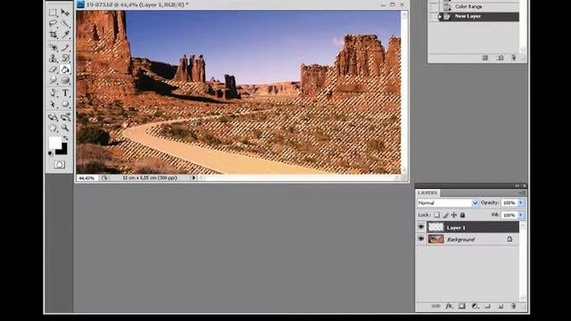 Урок Photoshop 19.09. Засыпаем пустыню снегом