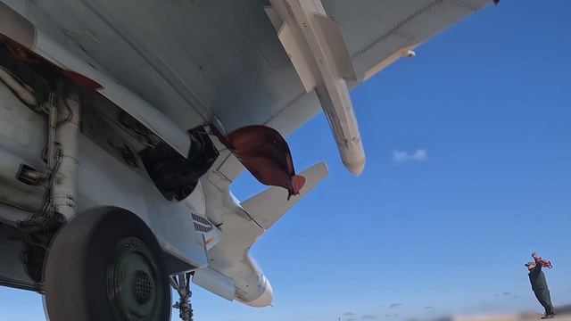 Боевая работа экипажа Су-30СМ в зоне ответственности ГрВ Восток