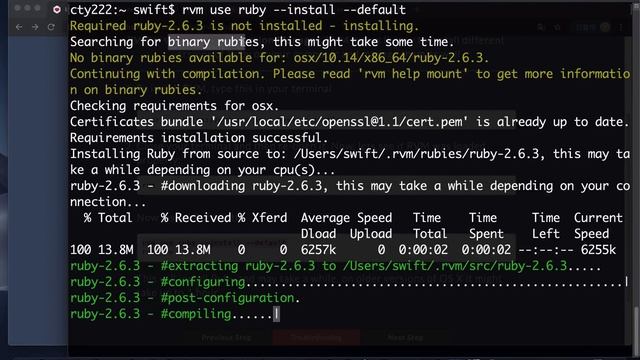 [Ruby on Rails][中文] 02. [Mac] 安裝Ruby on Rail 6.x