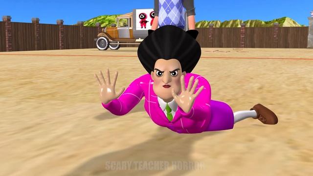 Scary Teacher 3D vs Family Game Challenge Right Or Wrong Nick and Tani vs Miss T and Hello Neighbor