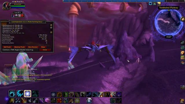 Netherbloom Farm in WoW - Netherstorm - #wow #wowgoldfarm #burningcrusade