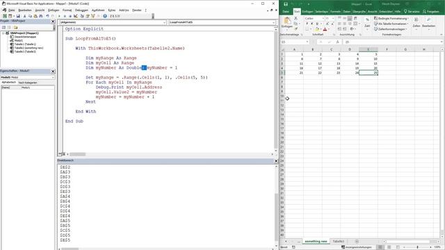 VBA - Excel Ranges and Cells