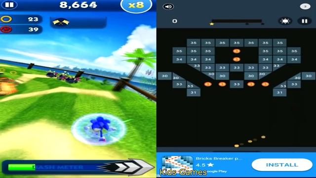 Sonic Dash vs Sonic Jump Fever