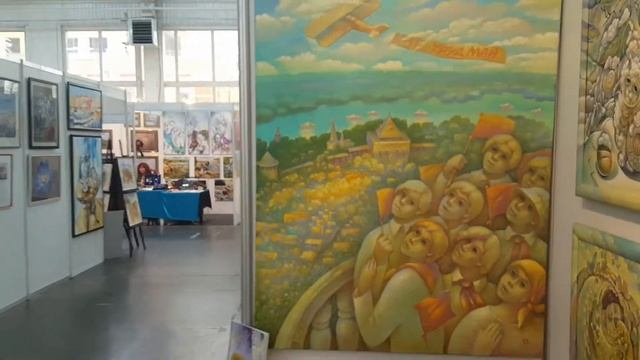 Широкова Елена и Колосов Леонид "Союз художников России", "Арт_Россия 2017"