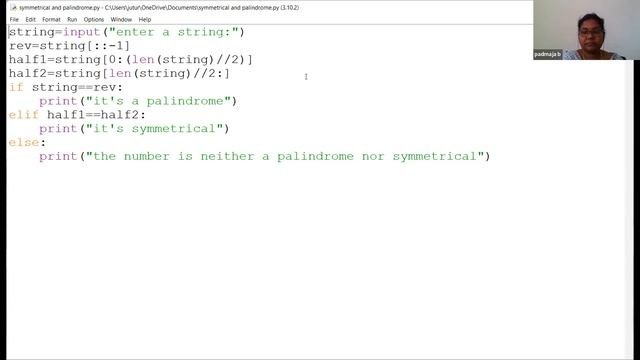 Python Programming Lab by Dr B. PadmajaStrings Programs