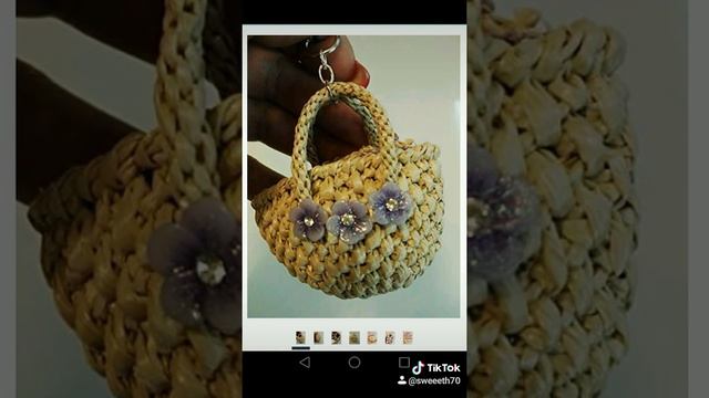 Portamonete,portachiavi e pochette all'uncinetto ,Handmade