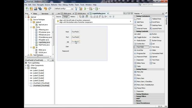 Tutorial Java "Membuat Aplikasi Penjualan Menggunakan Database MySQL Tahap 1c