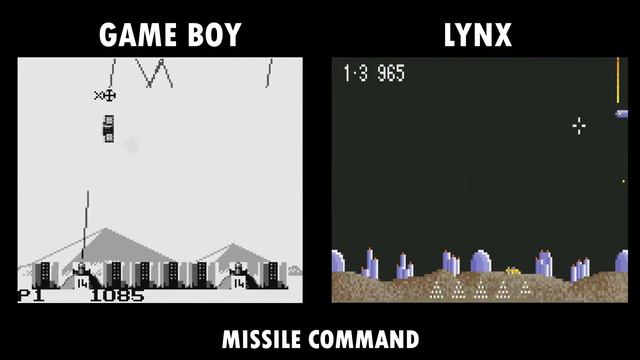 All Game Boy Vs Lynx Games Compared Side By Side