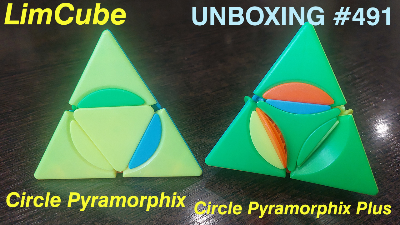 Unboxing №491 Цирковой Пираморфикс 2х2 Плюс и не Плюс | LimCube Circle Pyramorphix Plus