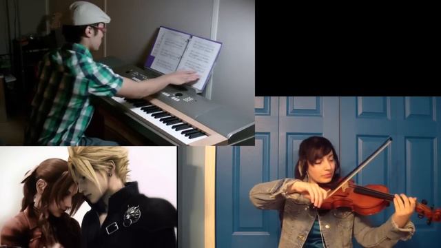 Final Fantasy VII - Aerith's Theme (Piano & Violin) ft. TeraCMusic