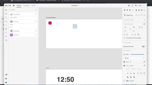 Adobe XD Plugin Development: Color Blend Plugin