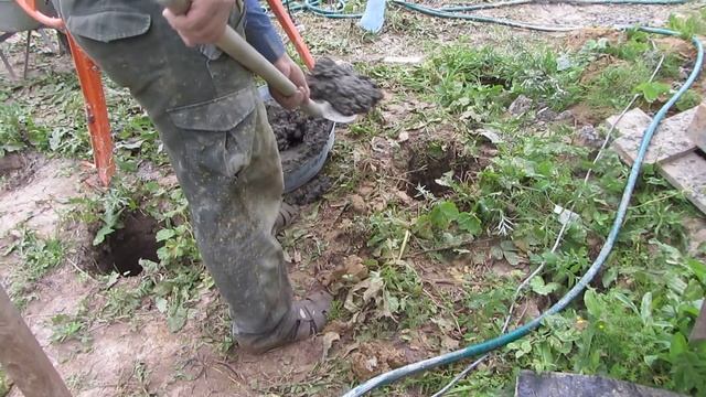 Свая ТИСЭ ч2. Заливка бетона в уширение
