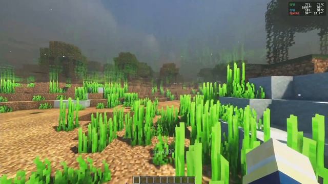 Minecraft 1.16.3 + Optifine Shader + Linux on Eluktronics RP-15 Ryzen 7 4800H and RTX 2060