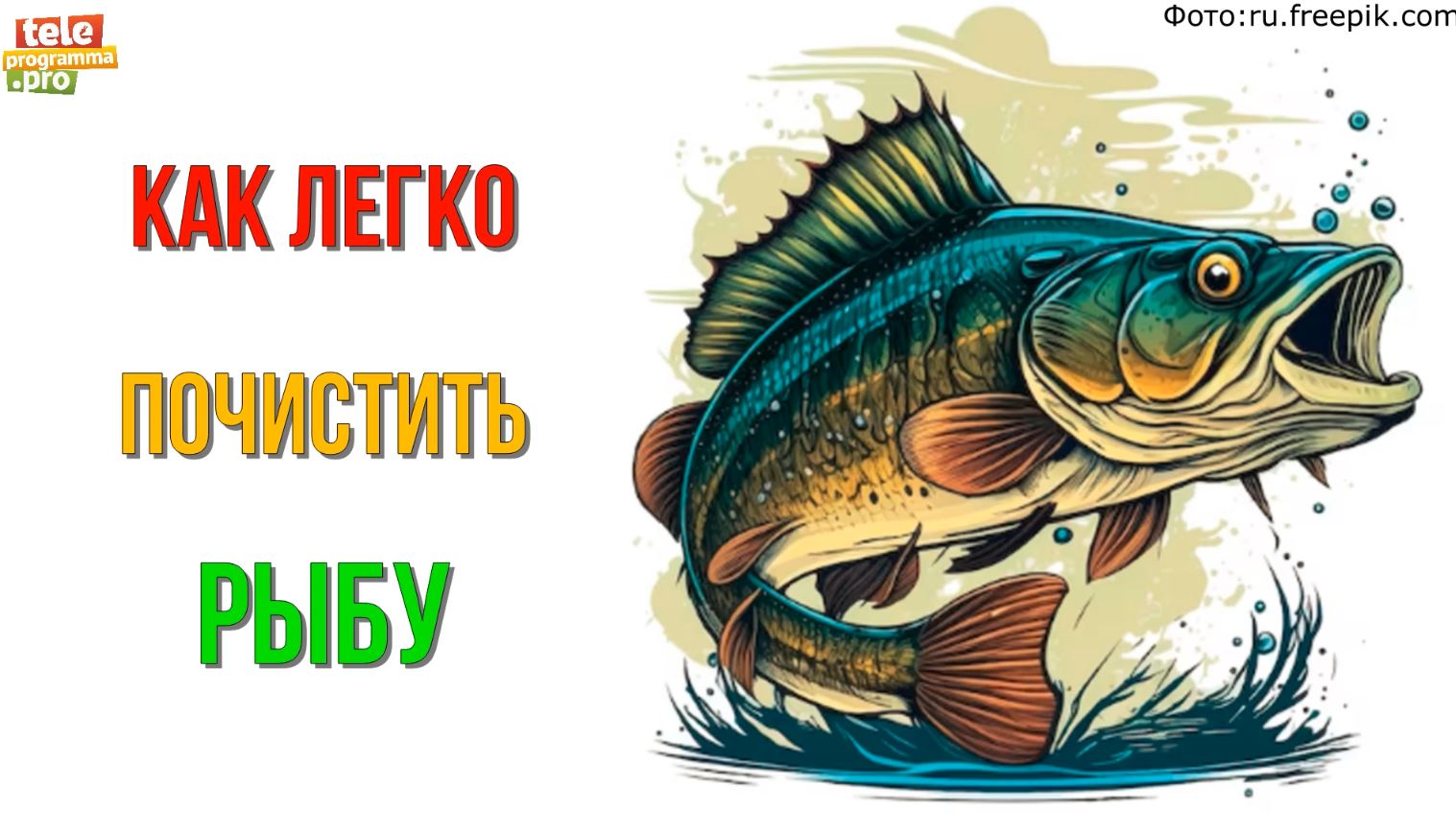 Как легко почистить рыбу - раз, два - готово