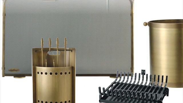 аксессуары для каминов Защитный экран для камина